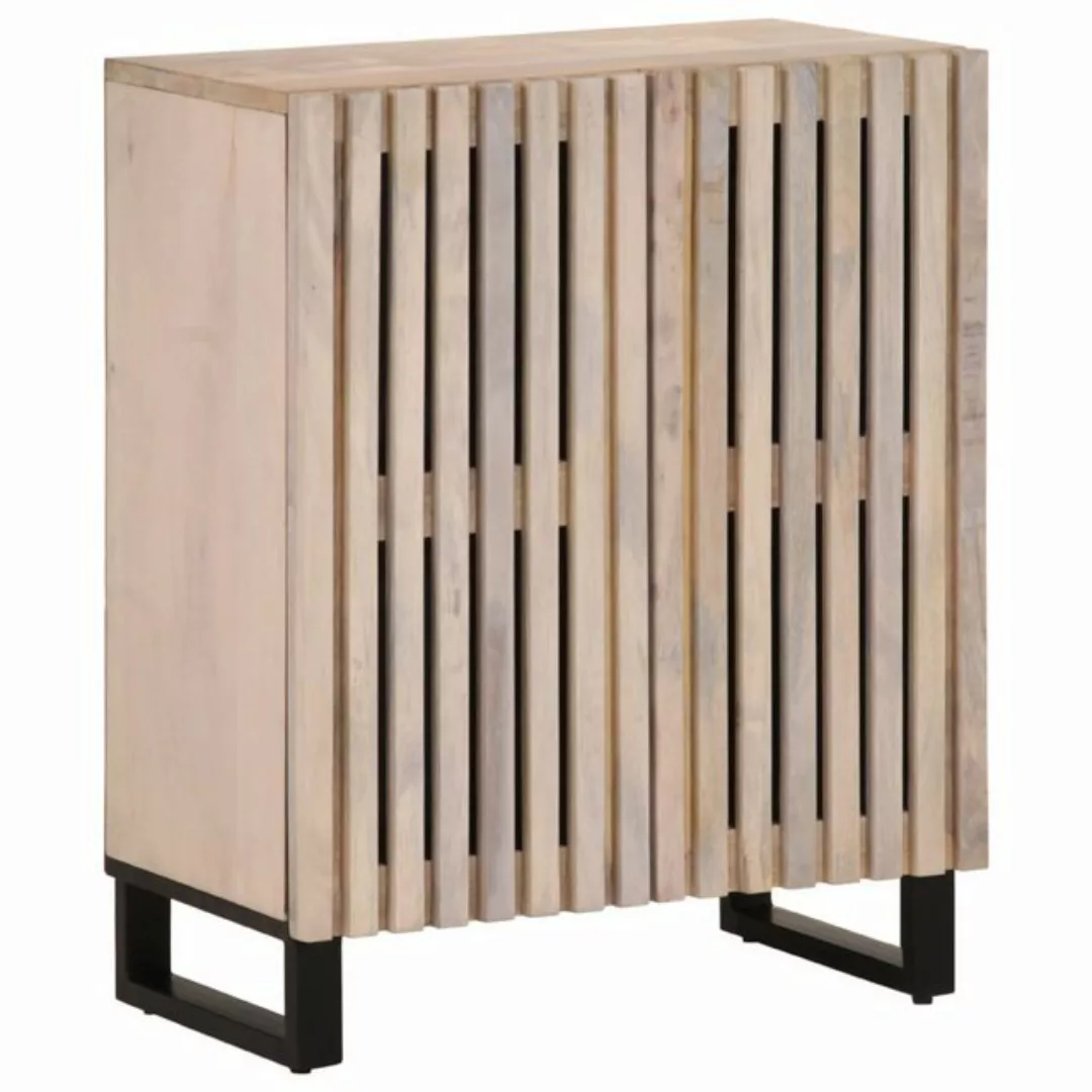 vidaXL Fächerschrank Sideboard 60x34x75 cm Massivholz Mango (1-St) günstig online kaufen