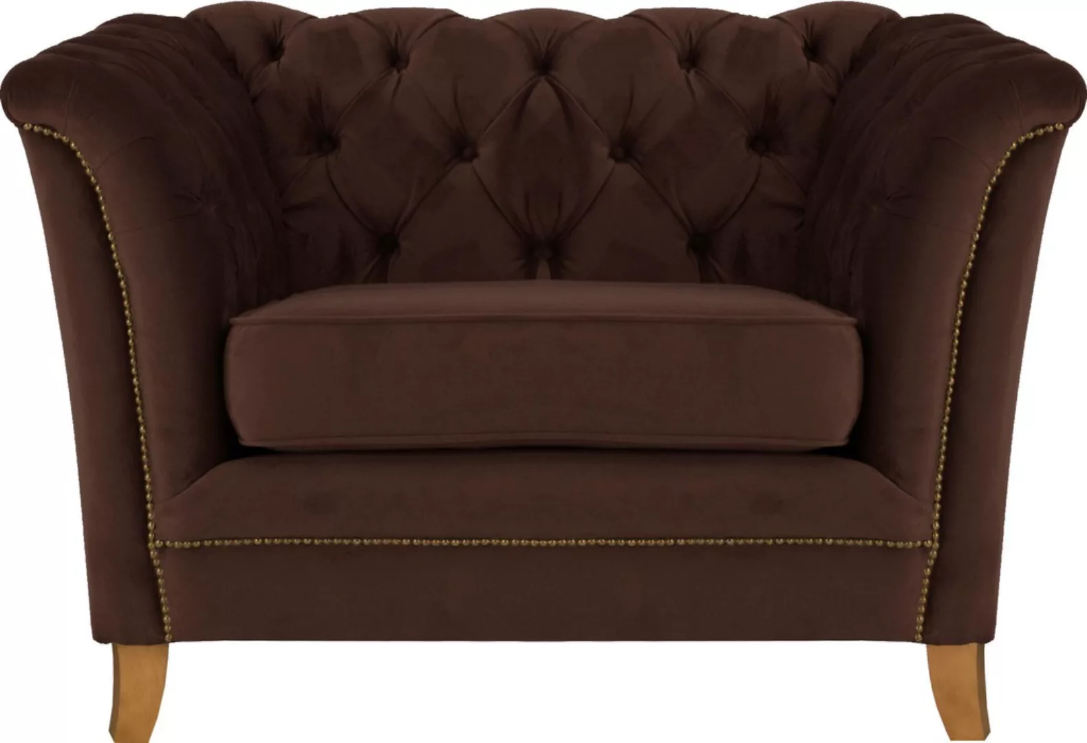 Home affaire Sessel "Newport modernes Chesterfield", mit Knopfheftung im Rü günstig online kaufen