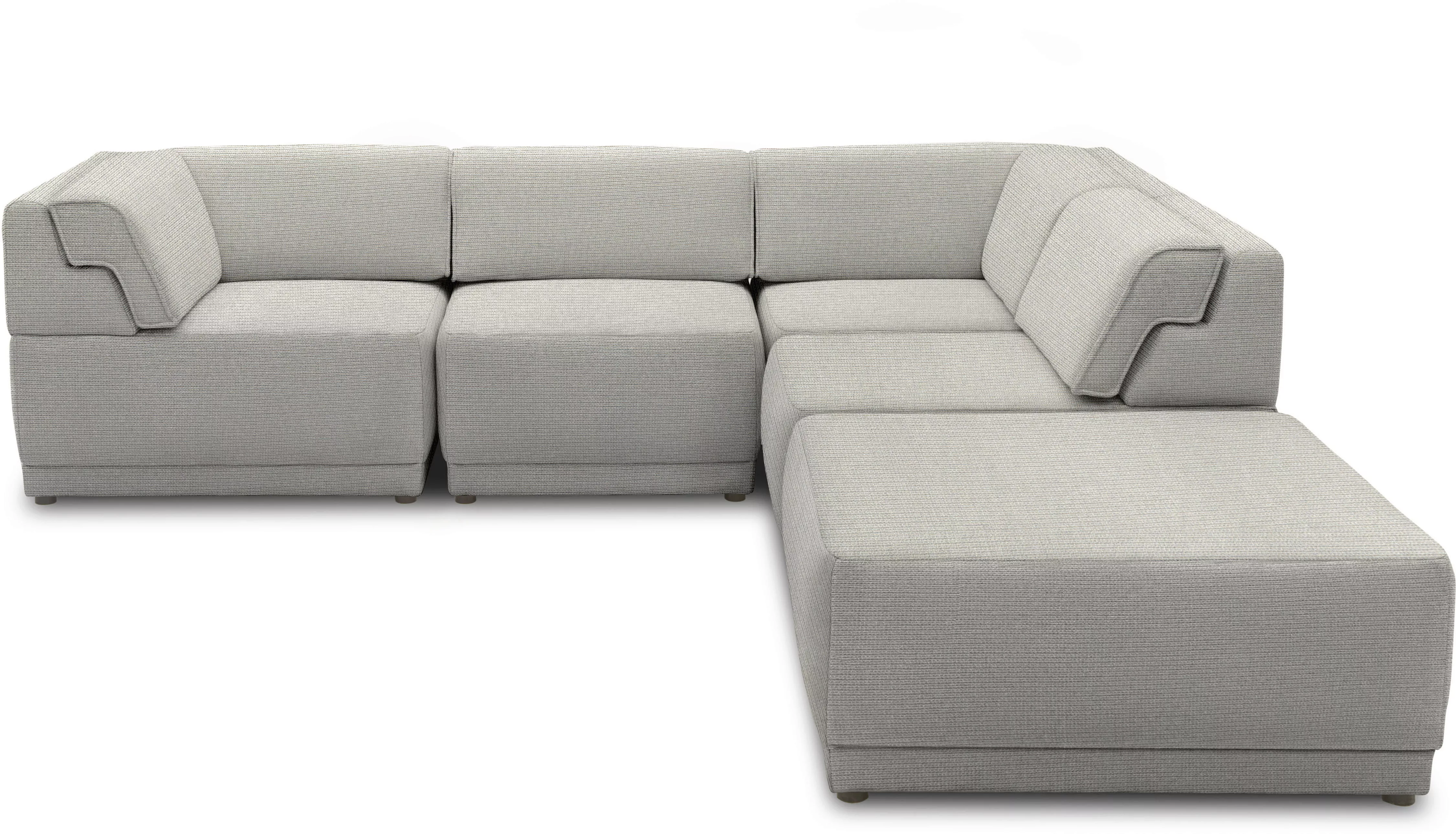 DOMO collection Loungesofa "800007", (Set, 5 Teile), Rückenkissen aufstellb günstig online kaufen