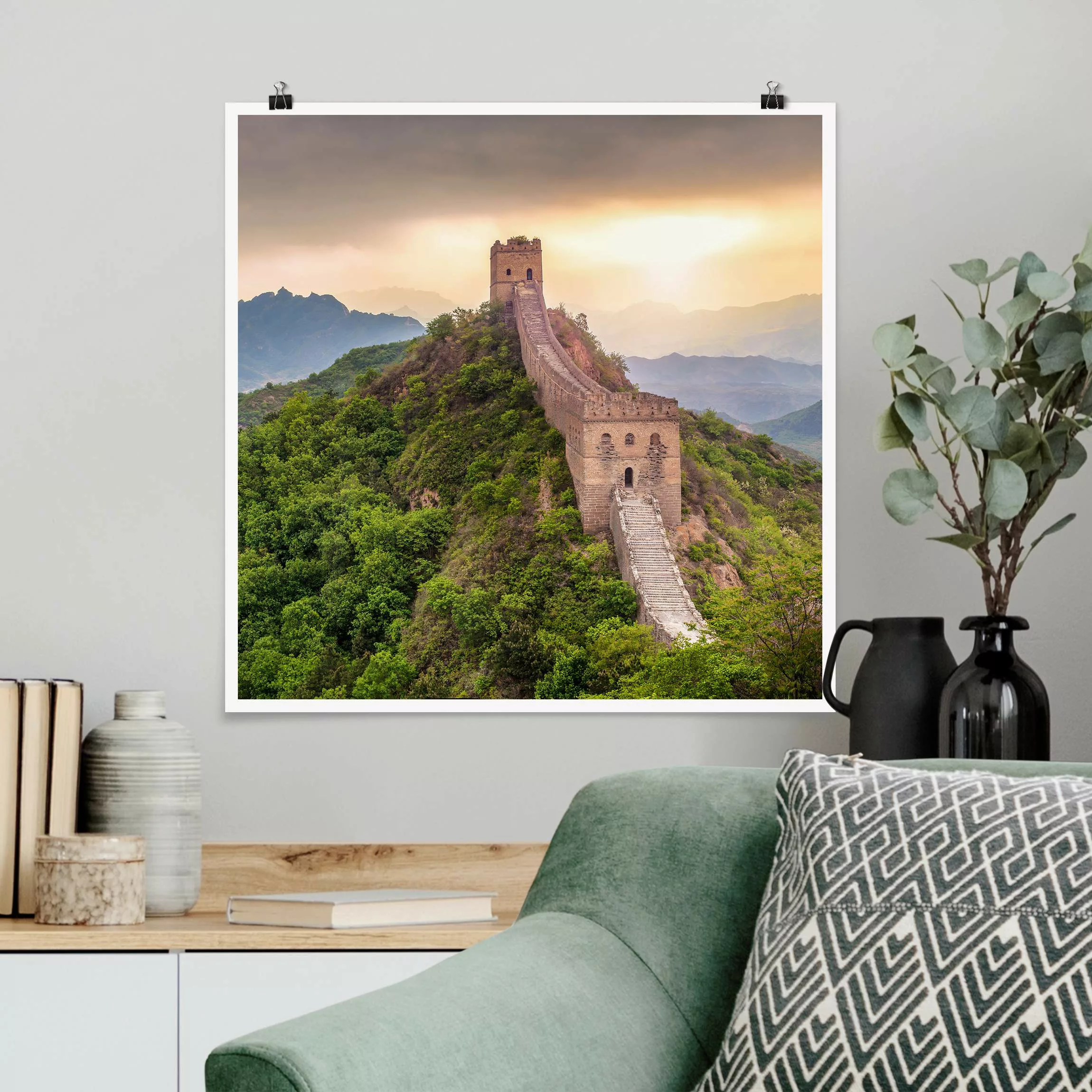 Poster Die unendliche Mauer von China günstig online kaufen