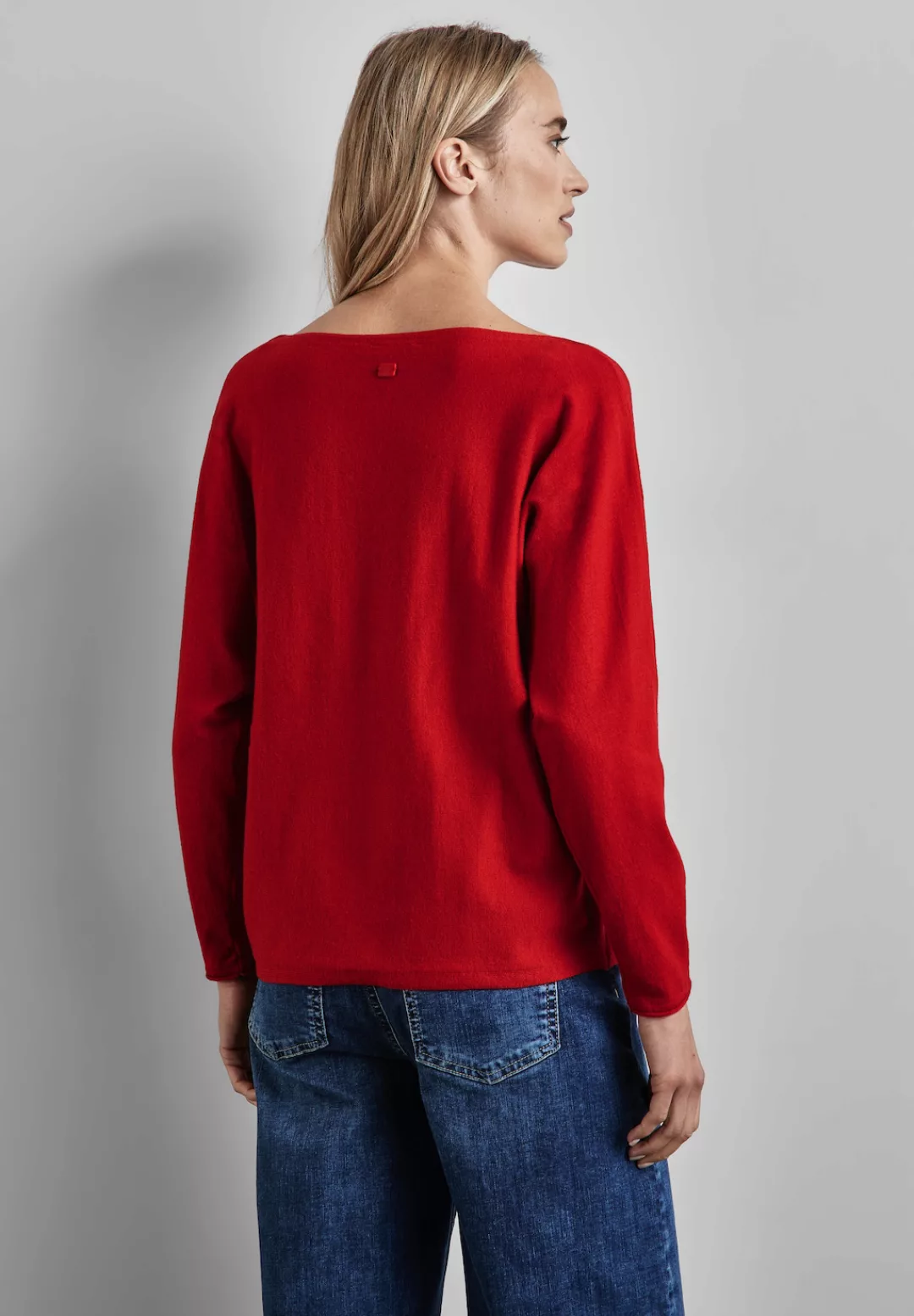 STREET ONE Strickpullover im Dolman-Stil, mit U-Boot-Ausschnitt günstig online kaufen