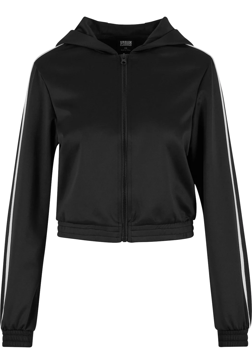 URBAN CLASSICS Trainingsjacke "Urban Classics Ladies Cropped Track Jacket", günstig online kaufen