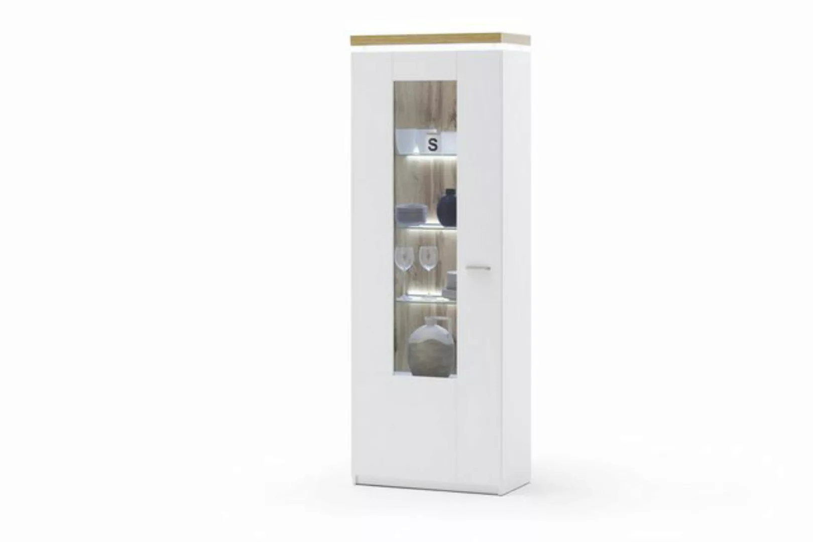 MCA furniture Vitrine 70 x 198 x 38 cm (B/H/T) günstig online kaufen