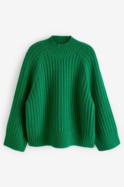 Next Stehkragenpullover Hochgeschlossener Langarmpullover mit Muster (1-tlg günstig online kaufen