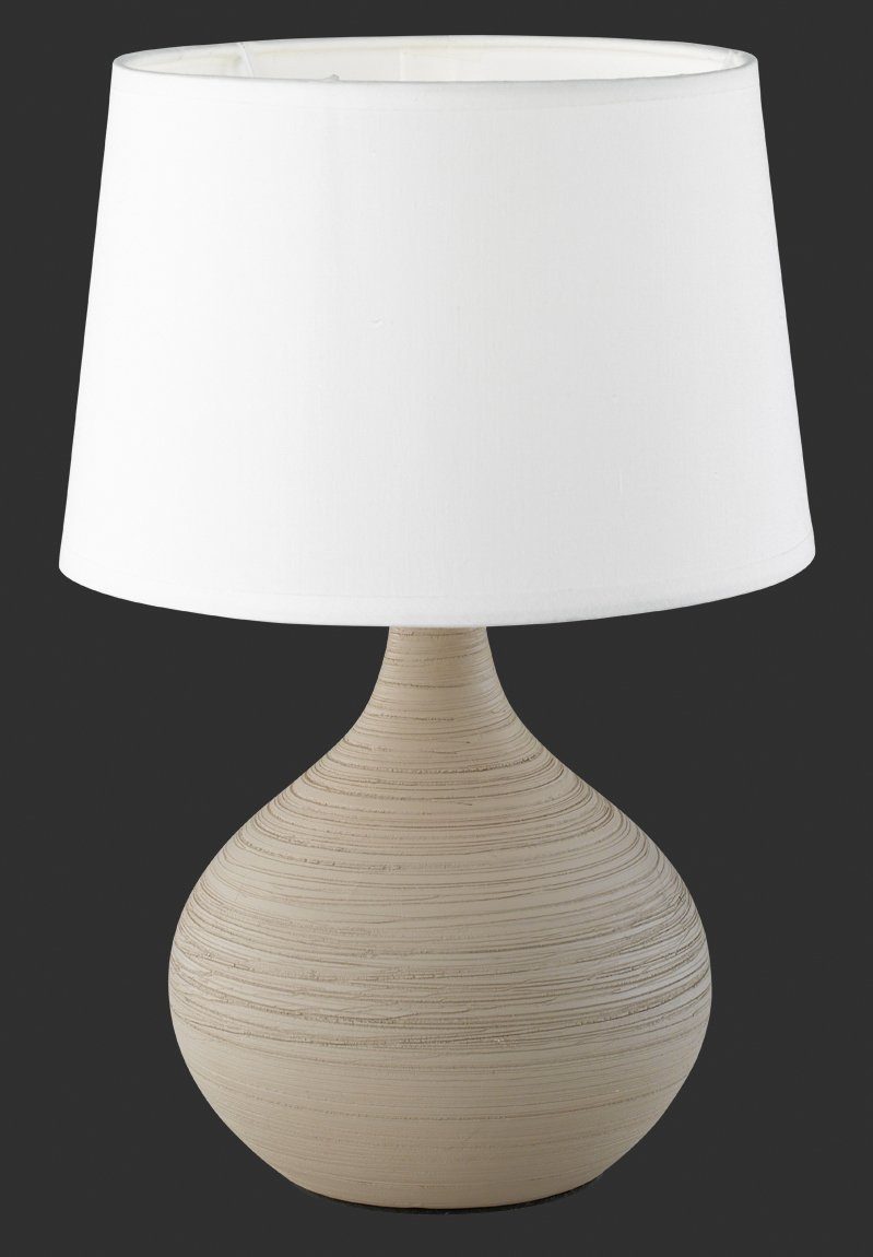 Reality Design-Tischlampe Martin Cappuccino Ø 20 cm x 29 cm günstig online kaufen