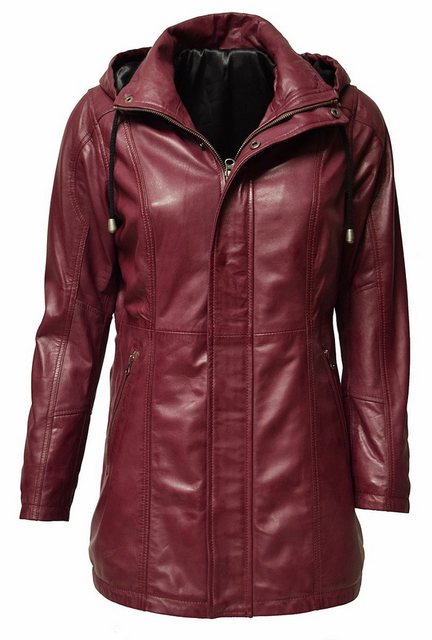 Zimmert Leather Lederjacke Pauline (1-St) Parka, Lammnappa, weich, Kapuze, günstig online kaufen