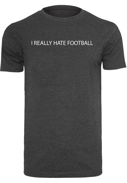 Merchcode T-Shirt Merchcode Herren Hate Football T-Shirt Round Neck (1-tlg) günstig online kaufen