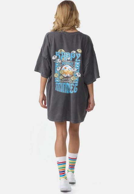 Worldclassca T-Shirt Worldclassca Oversized Print T-Shirt lang Sommer Tee O günstig online kaufen