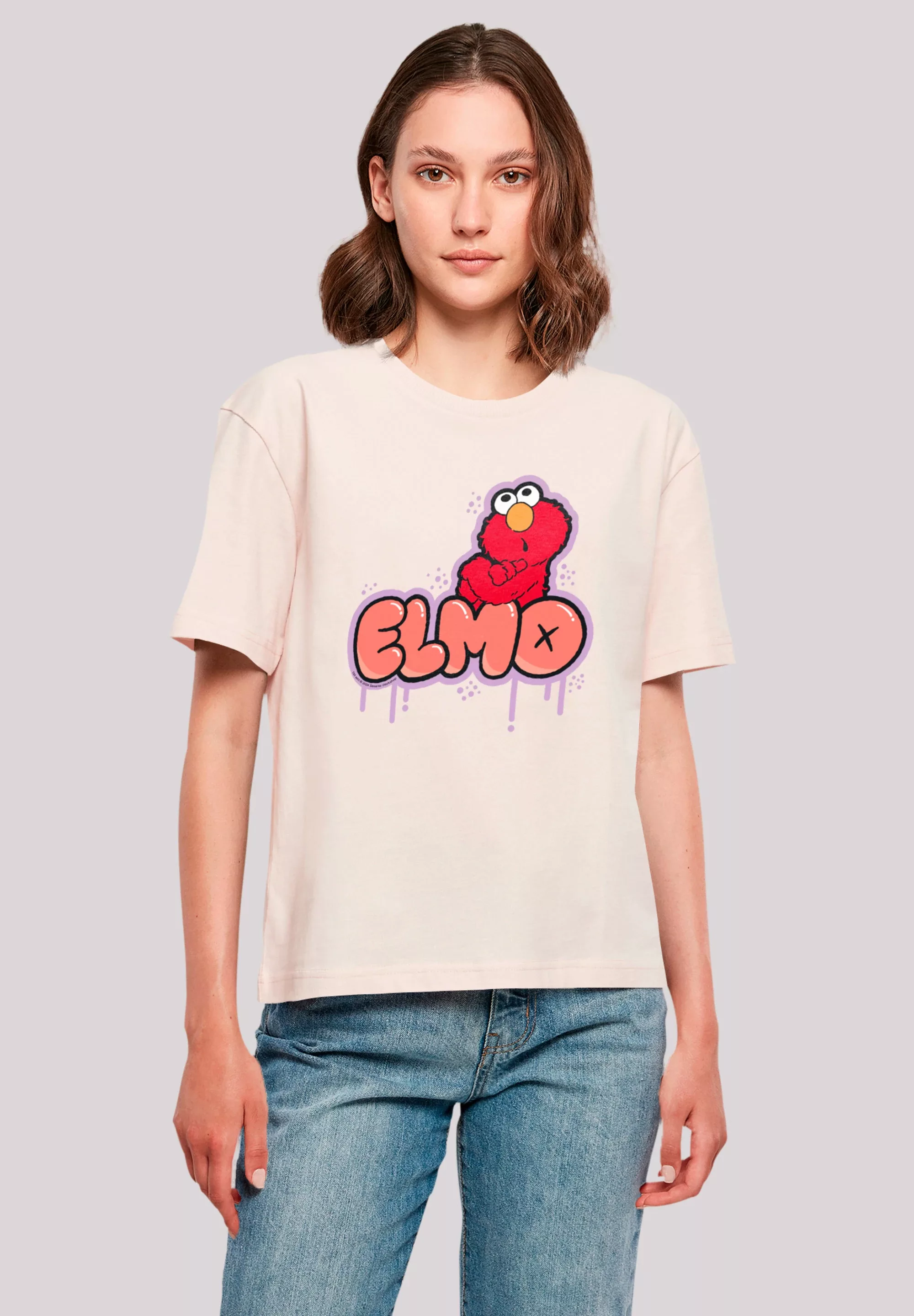 F4NT4STIC T-Shirt "Sesamstraße Elmo NO", Premium Qualität, Weihnachts-Kolle günstig online kaufen