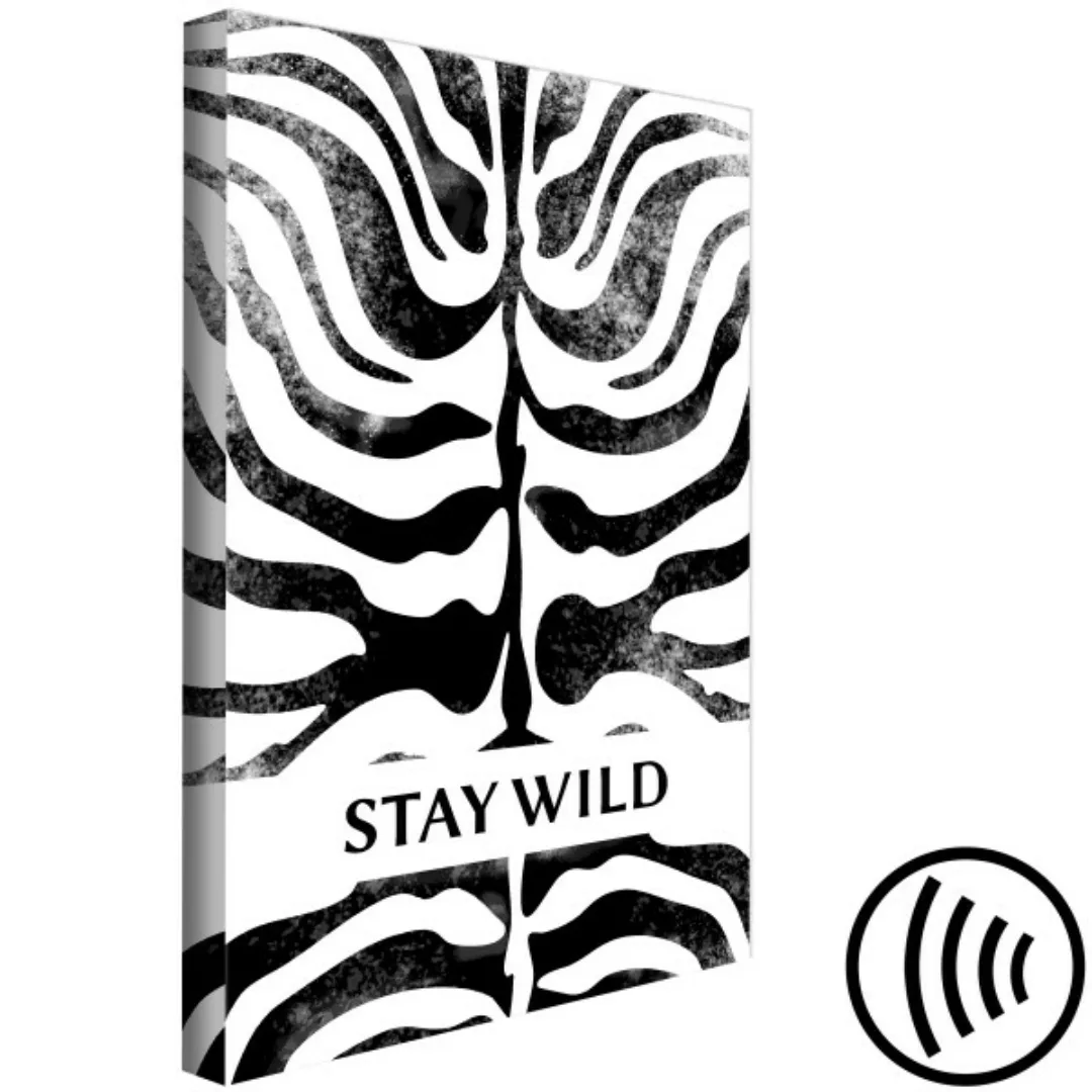 Leinwandbild Stay Wild (1 Part) Vertical XXL günstig online kaufen