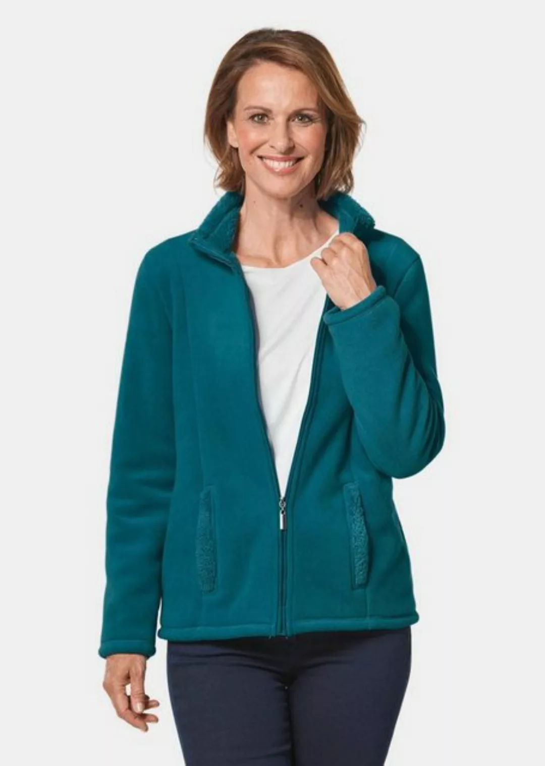 GOLDNER Fleecejacke Kuschelweiche Fleece-Jacke günstig online kaufen