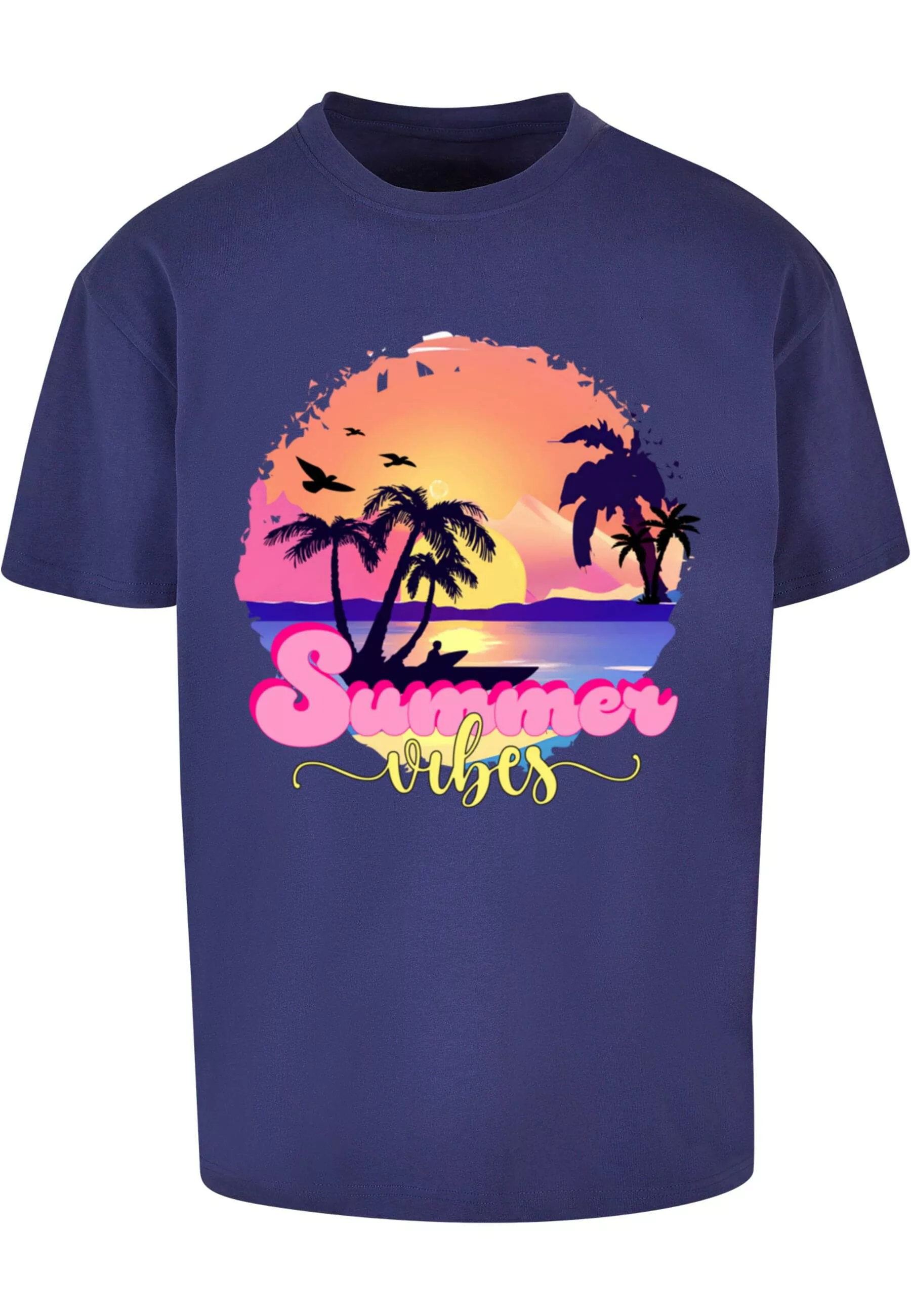 Merchcode T-Shirt "Merchcode Herren Summer Vibes Sunset Heavy Oversized Tee günstig online kaufen