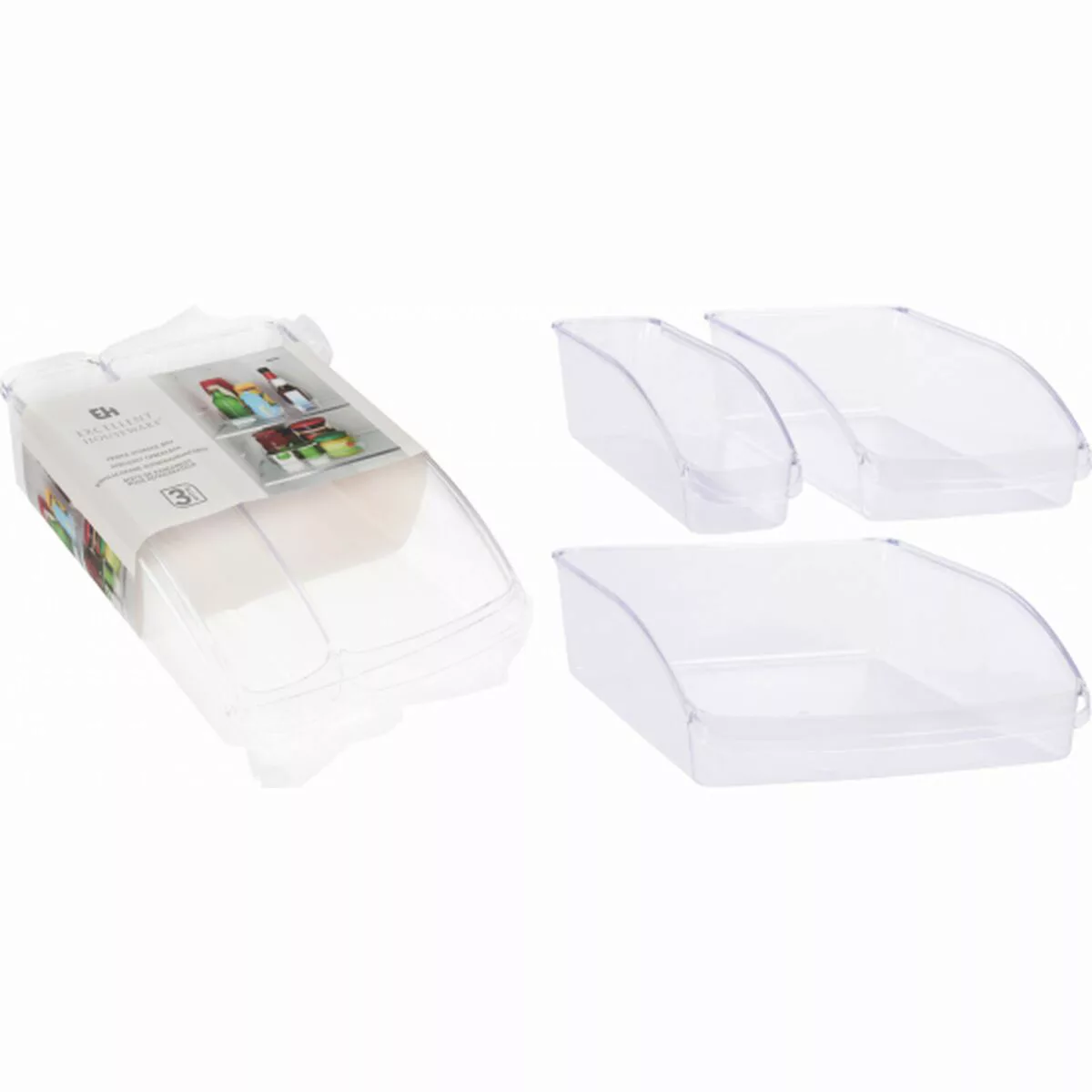 Kühlschrankboxen Aufbewahrungsbox für Kühlschrank Set 3-teilig günstig online kaufen
