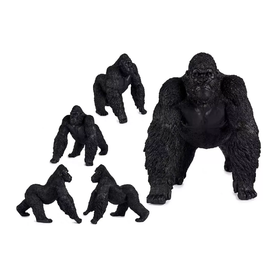 Deko-figur Gorilla Schwarz Harz (30 X 36 X 45 Cm) günstig online kaufen