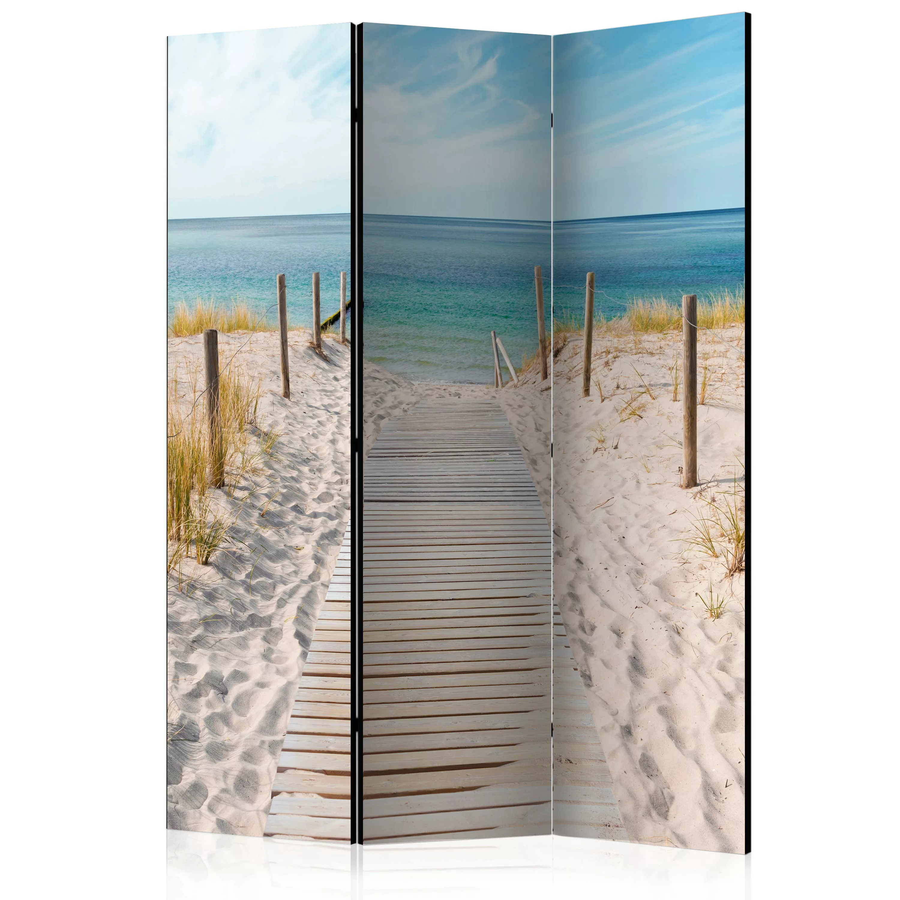 3-teiliges Paravent - Holiday At The Seaside [room Dividers] günstig online kaufen