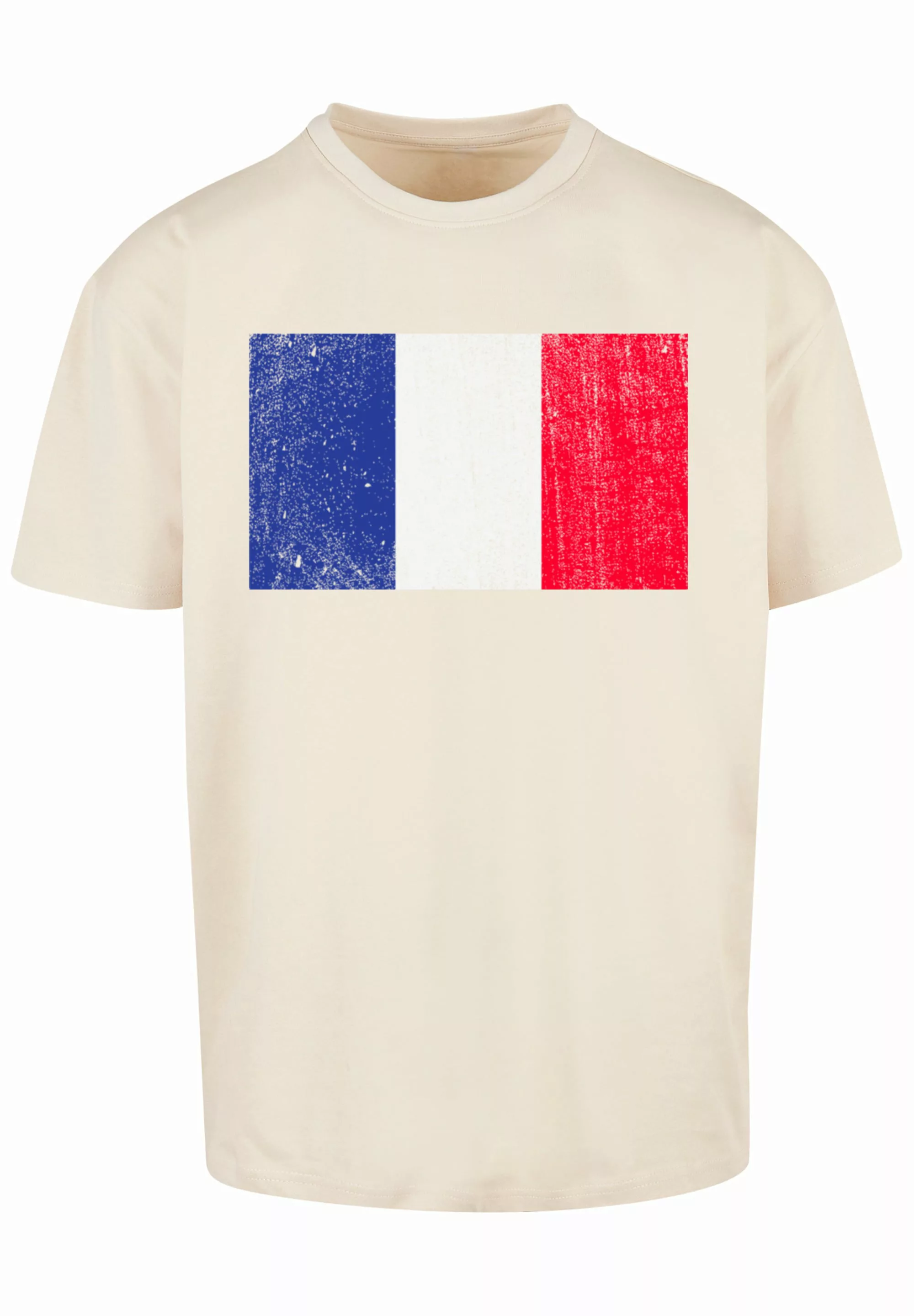 F4NT4STIC T-Shirt "France Frankreich Flagge distressed", Print günstig online kaufen