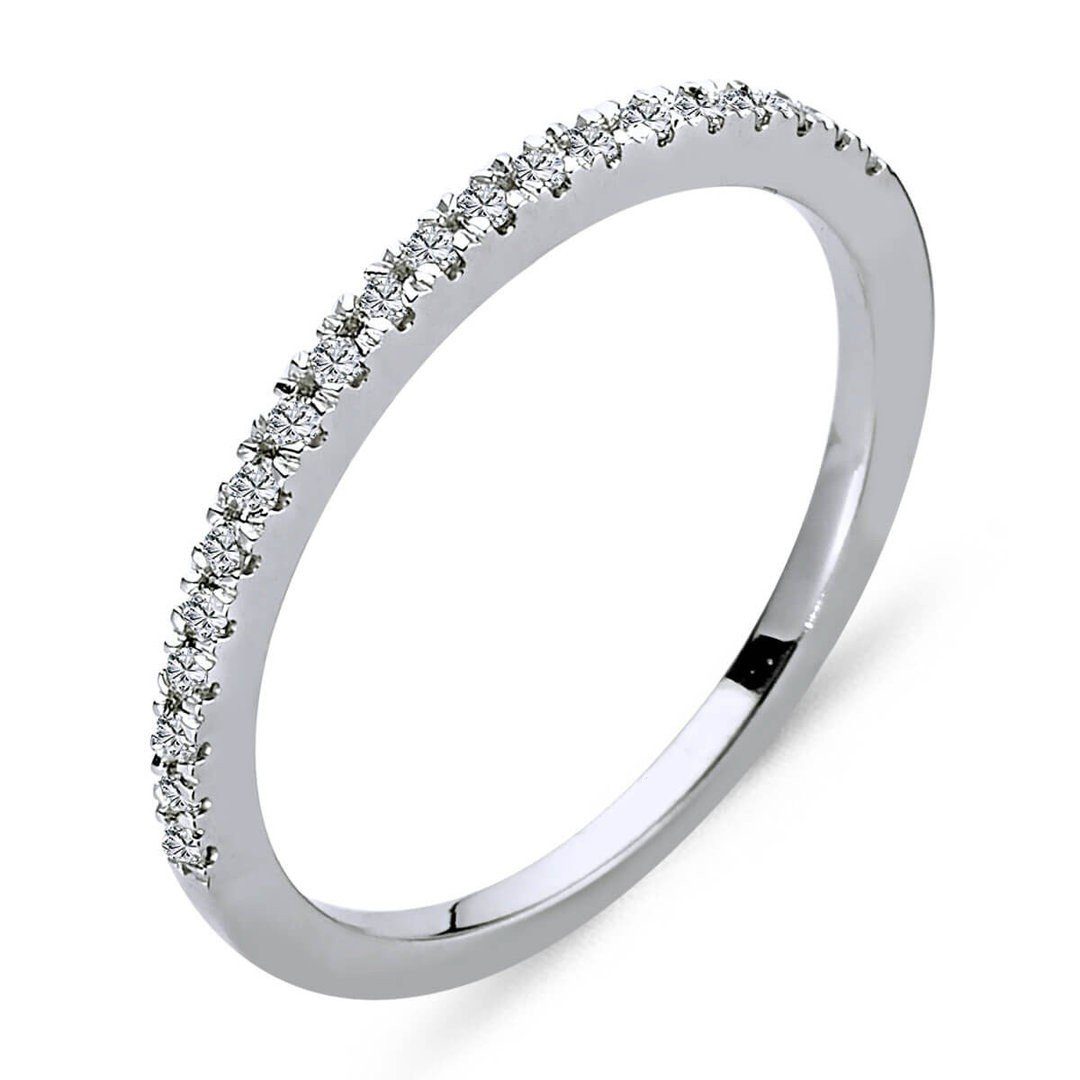 EinStein Diamant Diamantring Vorsteckring Diamant halbrund günstig online kaufen
