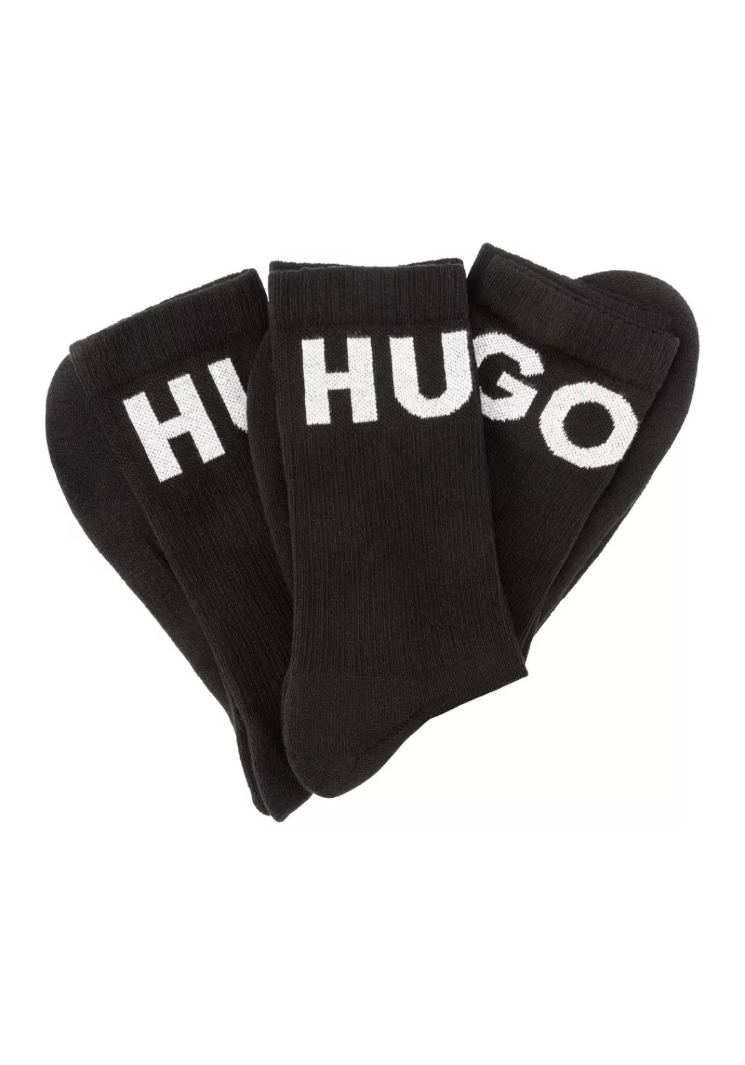 HUGO Underwear Freizeitsocken "3P QS ICONIC CC 1", (Packung, 3 Paar, 3er), günstig online kaufen