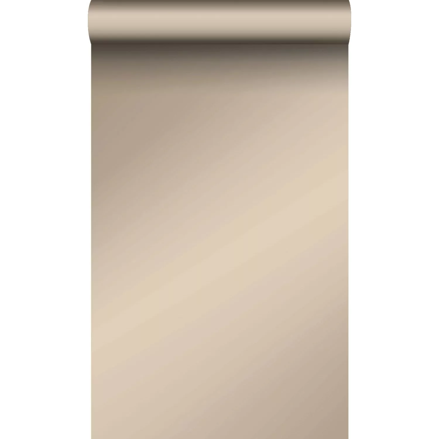 Origin Wallcoverings Tapete Uni Bronze 53 cm x 10,05 m 345707 günstig online kaufen