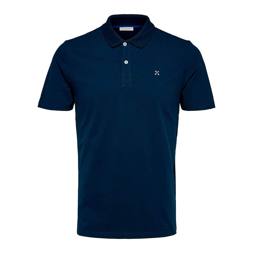 Selected Slhluke Kurzarm-polo M Navy Blazer günstig online kaufen