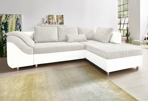 COLLECTION AB Ecksofa "Sally L-Form", mit und ohne Bettfunktion, inklusive günstig online kaufen