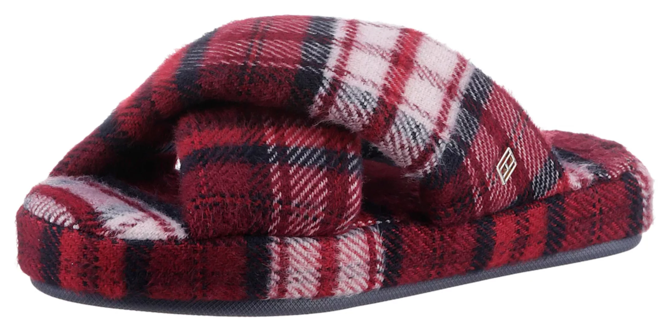 Tommy Hilfiger Pantoffel "TARTAN CHECK HOME SLIPPER", mit Karo-Muster günstig online kaufen