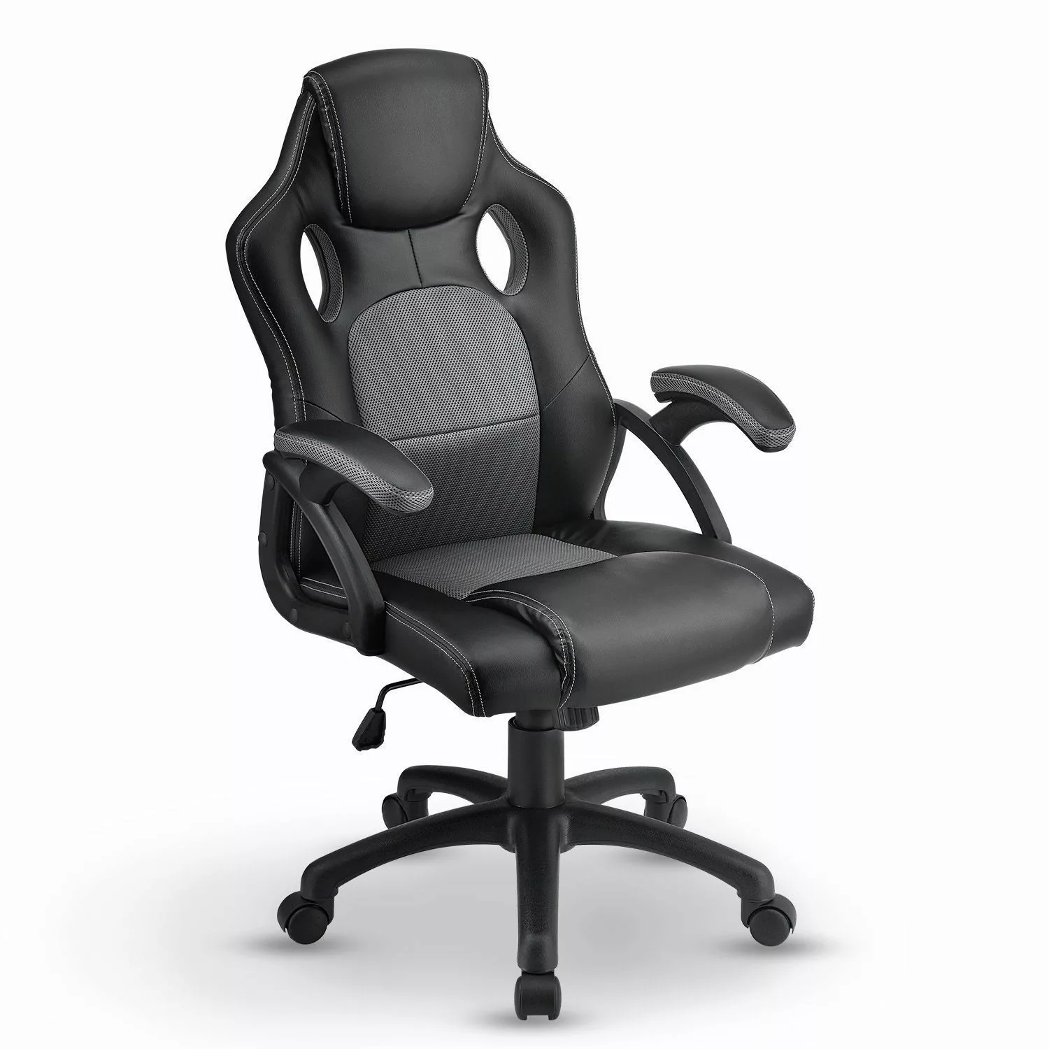 Juskys Gaming-Stuhl Montreal, Ergonomisch geformte Sitzfläche, günstig online kaufen