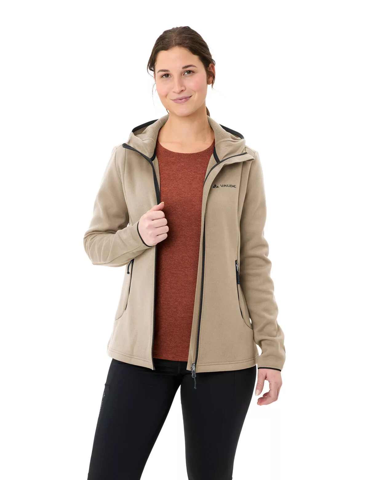 VAUDE Fleecejacke "WOMENS IDRIS FLEECE HOODY", (1 St.) günstig online kaufen