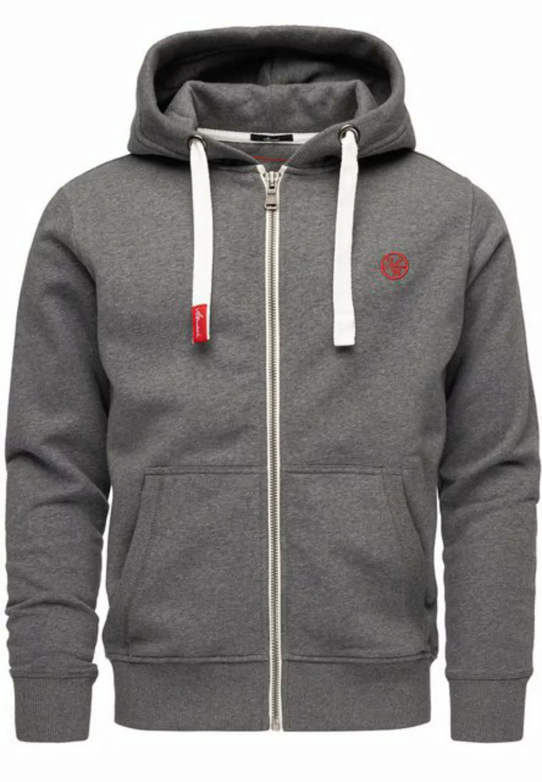 Amaci&Sons Kapuzenpullover TALLAHASSEE Herren Zipper Hoodie Herren Basic Ko günstig online kaufen