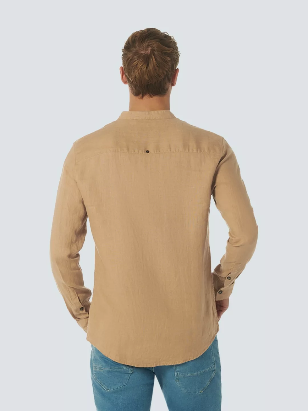 NO EXCESS Leinenhemd, mit Stehkragen und Knopfleiste günstig online kaufen