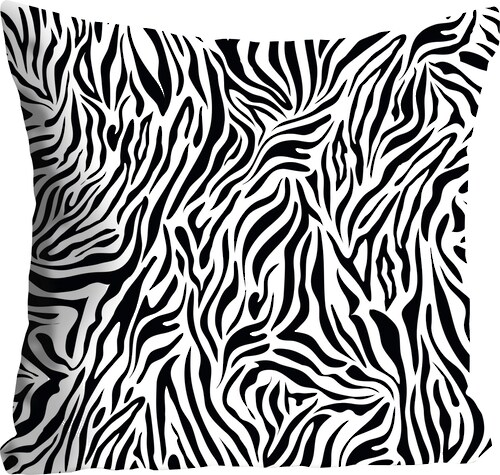 queence Dekokissen »Finn«, Kissenhülle,Zebra-Fell,Tiermuster,Geometrisch,Sc günstig online kaufen