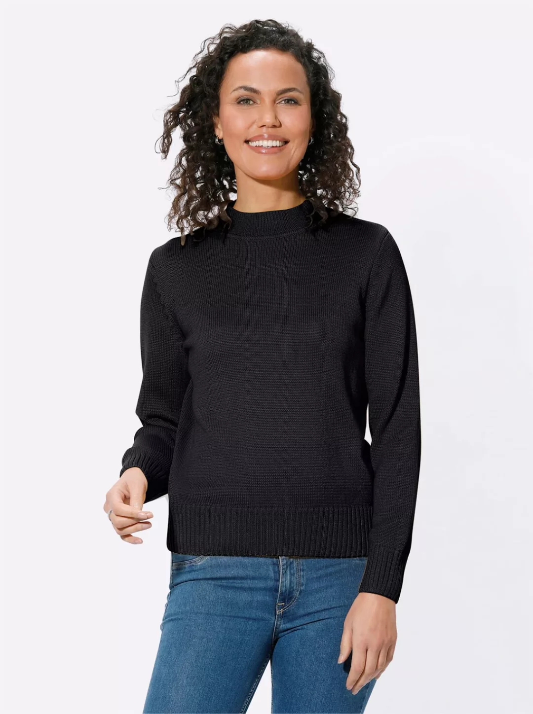 Casual Looks Stehkragenpullover "Pullover" günstig online kaufen