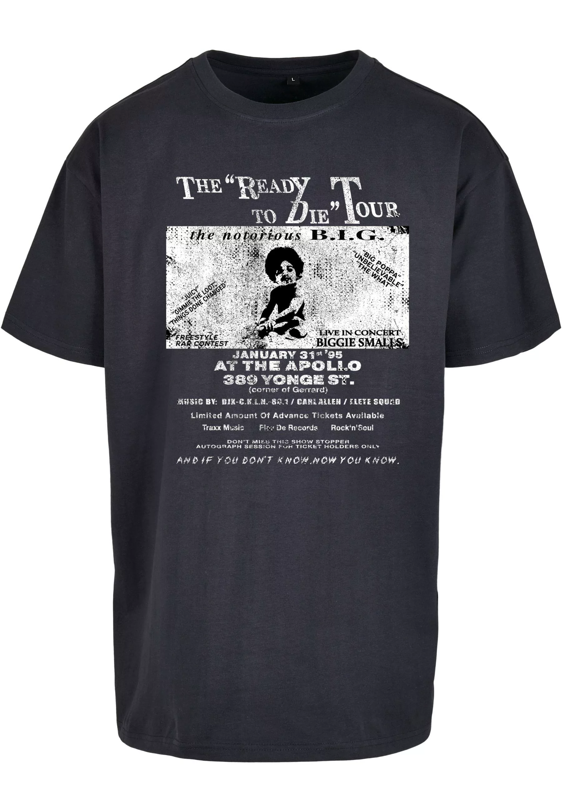 MisterTee T-Shirt "MisterTee Herren Biggie Tour Tee" günstig online kaufen