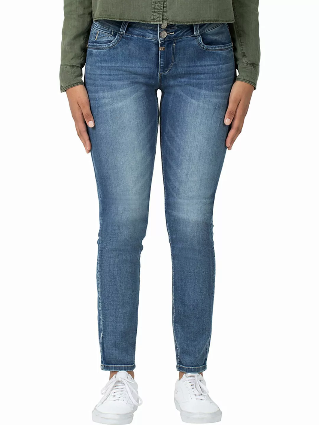 TIMEZONE Damen Jeans EnyaTZ - Slim Fit - Blau - Summer Breeze Wash günstig online kaufen