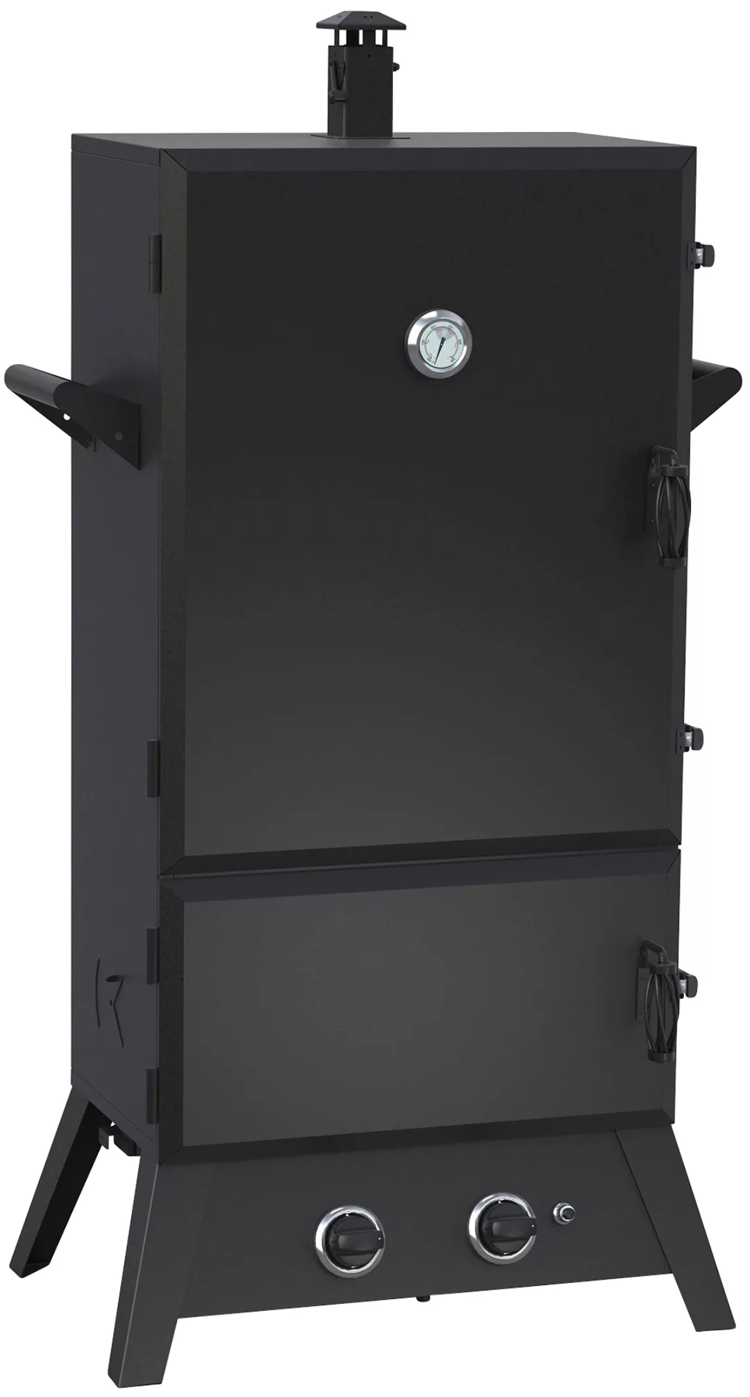 El Fuego Gas-Smoker Portland XXL 2 Brenner Schwarz günstig online kaufen