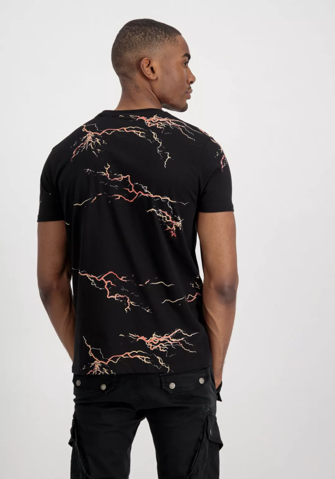 Alpha Industries T-Shirt "Alpha Industries Men - T-Shirts Lightning AOP T" günstig online kaufen