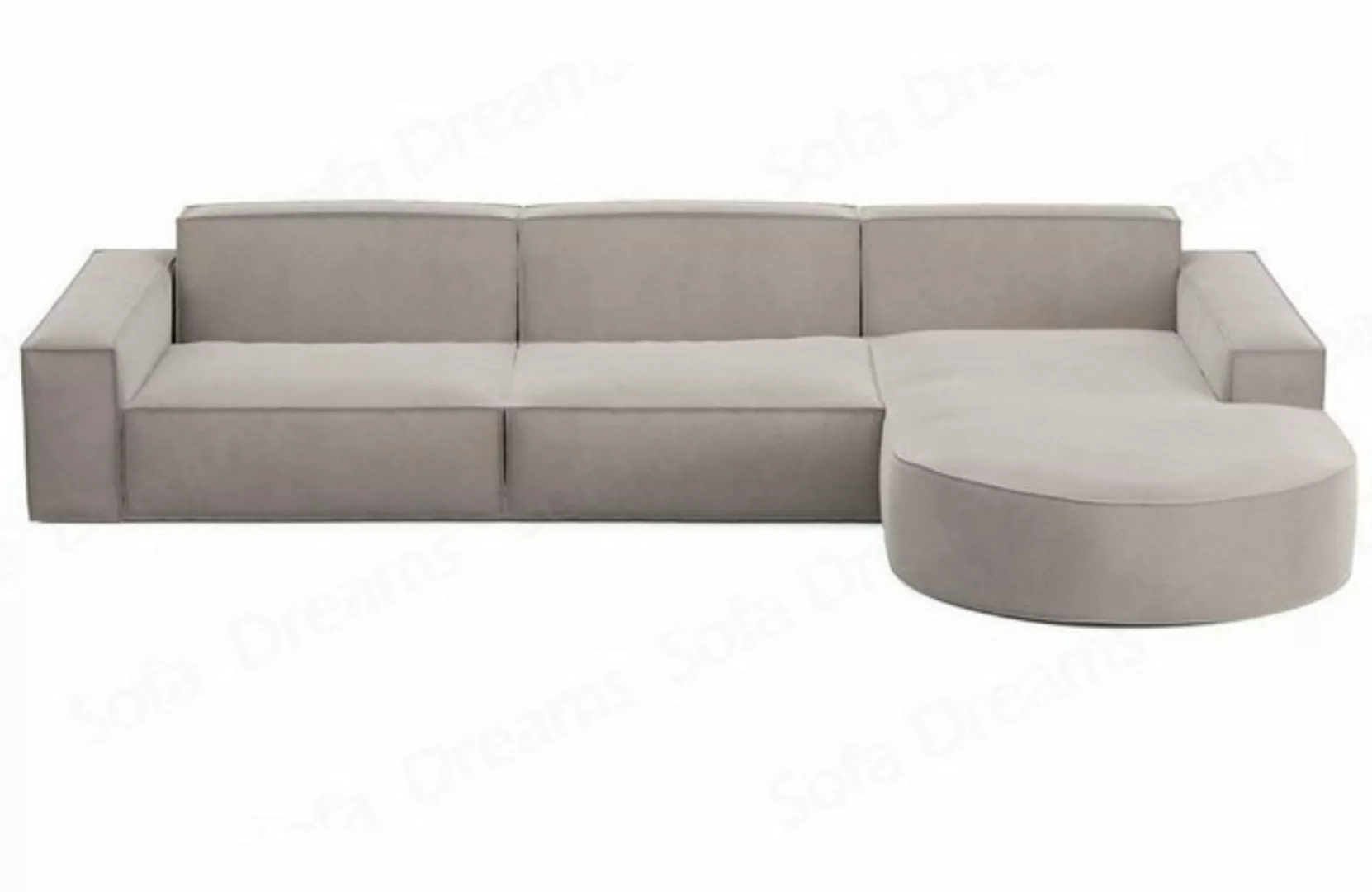 Sofa Dreams Ecksofa Design Sofa Polster Couch Eck Stoffsofa Alegranza L kur günstig online kaufen