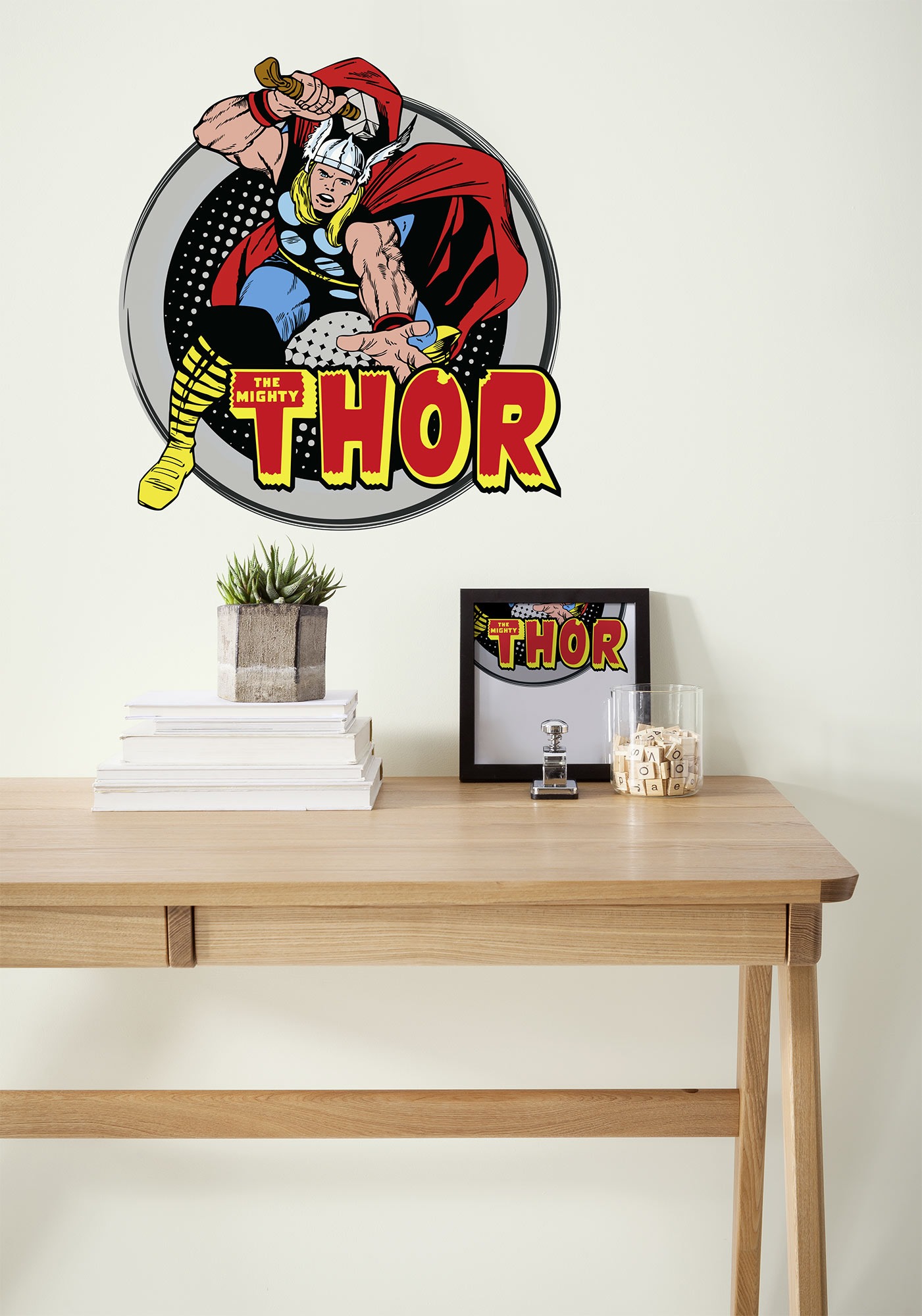 Komar Wandtattoo "Thor Comic Classic - Größe 50 x 70 cm", (1 St.), selbstkl günstig online kaufen