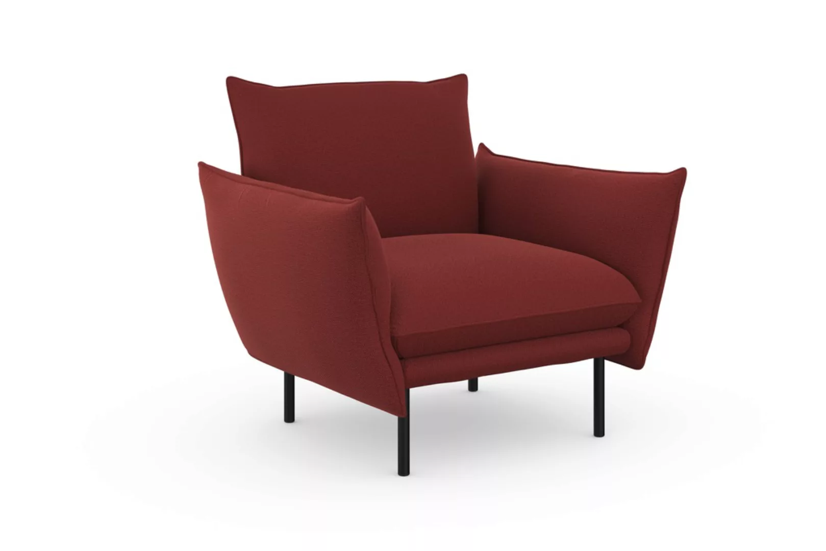 andas Sessel "Stine", Besonderes Design durch Kissenoptik und Keder, by Mor günstig online kaufen