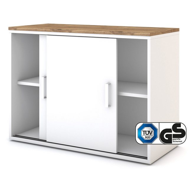 ASSMANN Büromöbel Aktenschrank Allvia mit Griff 100x44x72cm Holz günstig online kaufen