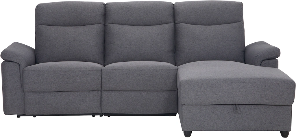Home affaire Ecksofa "BRIONNE, L-Form, 255cm, manuelle u. elektrische Funkt günstig online kaufen