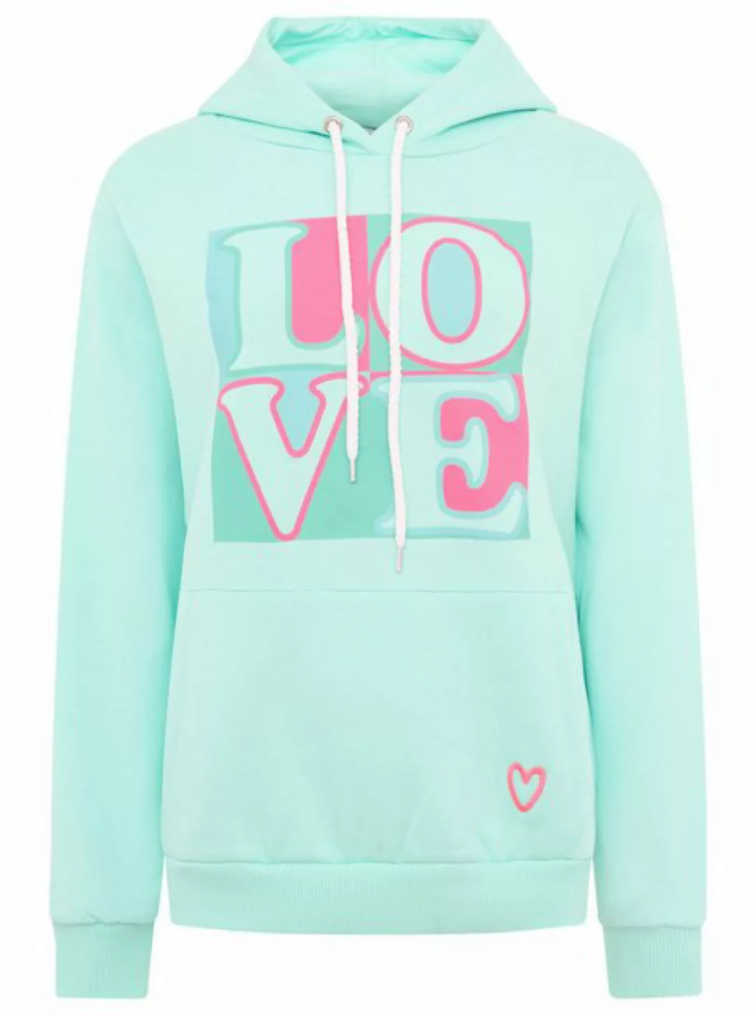 Zwillingsherz Hoodie "Love Yourself" Details: Fronttaschen, innen mit Fleec günstig online kaufen