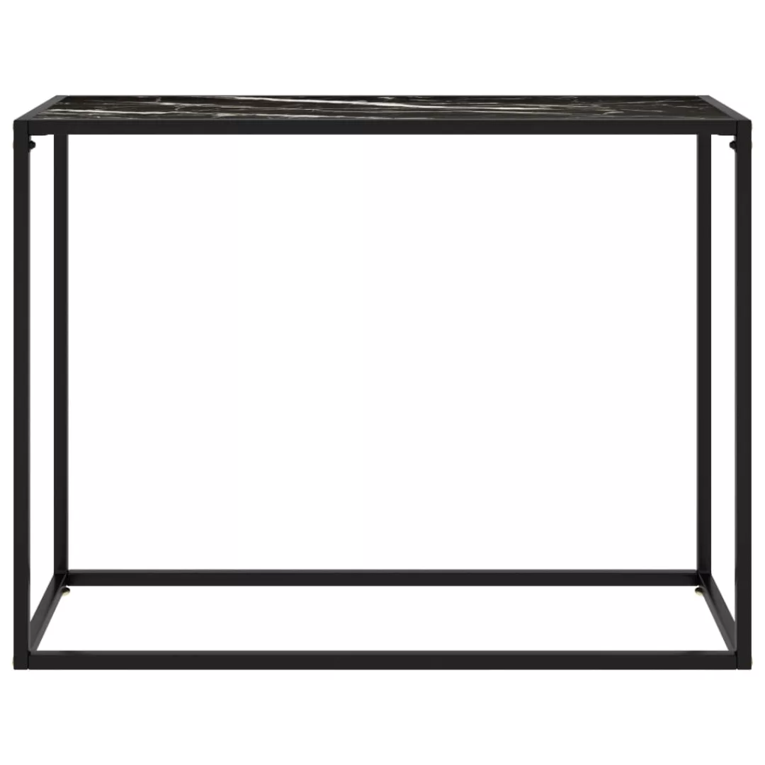 Konsolentisch Schwarz 100x35x75 Cm Hartglas günstig online kaufen