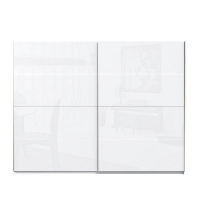 freiraum Schwebetürenschrank Starlet Plus in Weiß/ Weiß Glanz, 269,9x209,7x günstig online kaufen