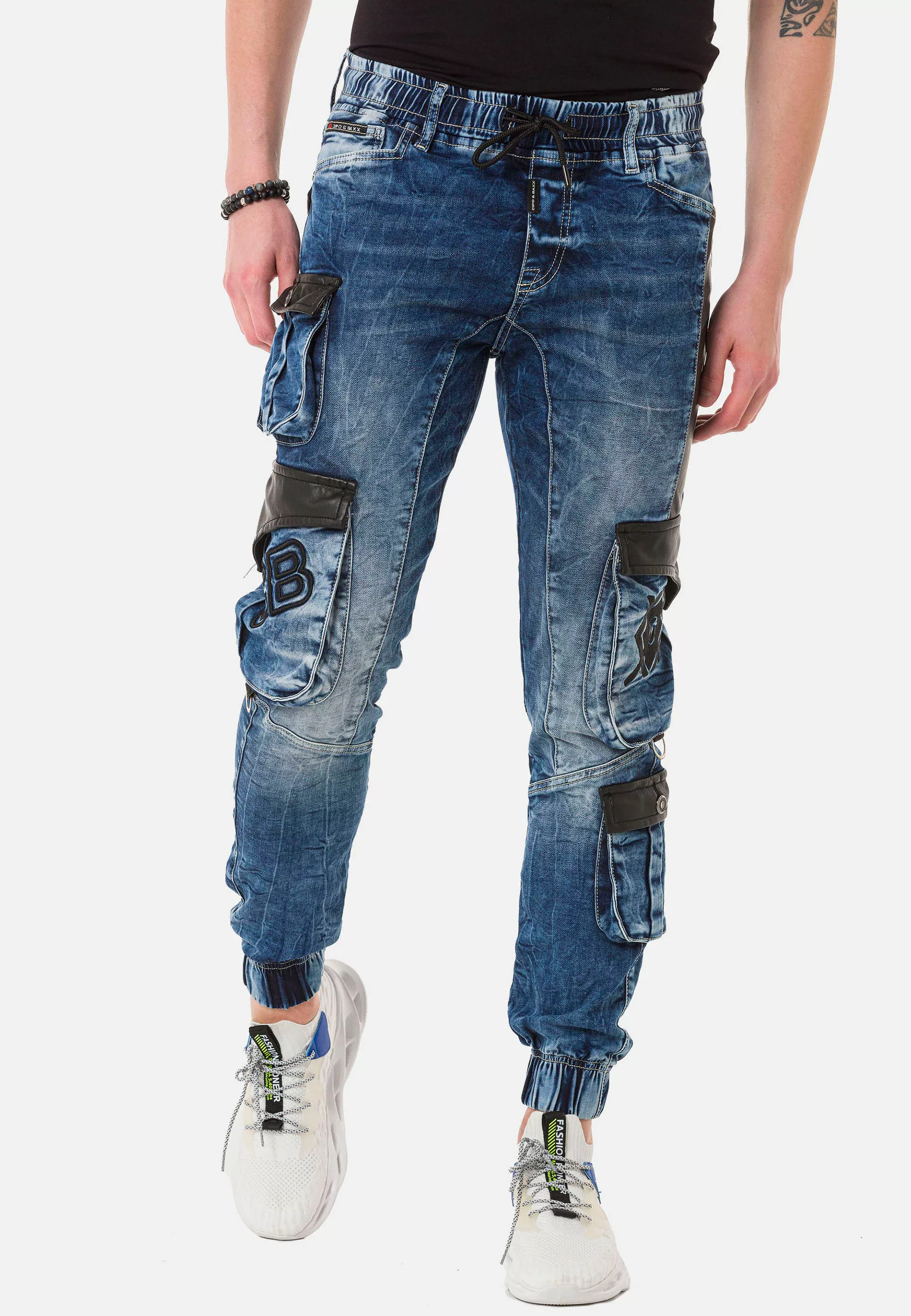 Cipo & Baxx Straight-Jeans, im Designer-Look günstig online kaufen