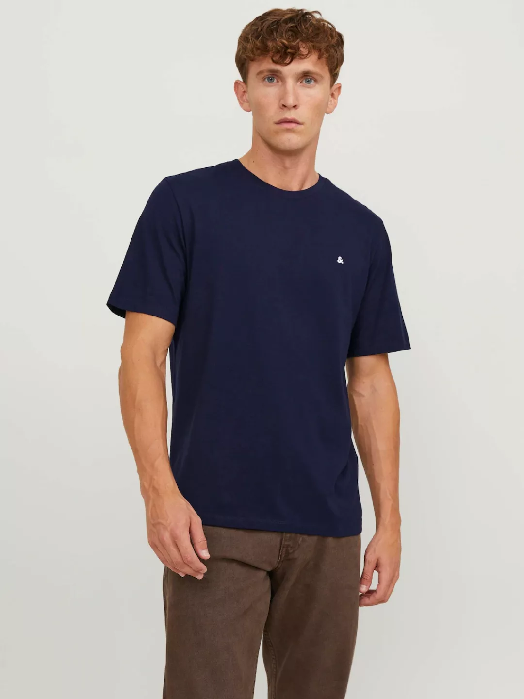 Jack & Jones Rundhalsshirt "JJEPAULOS TEE SS CREW NECK NOOS" günstig online kaufen