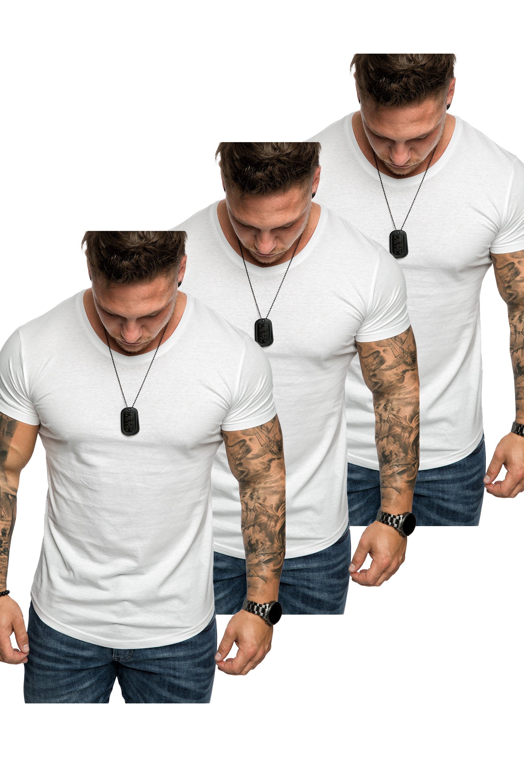 Amaci&Sons T-Shirt 3. BELLEVUE 3er-Pack T-Shirts günstig online kaufen