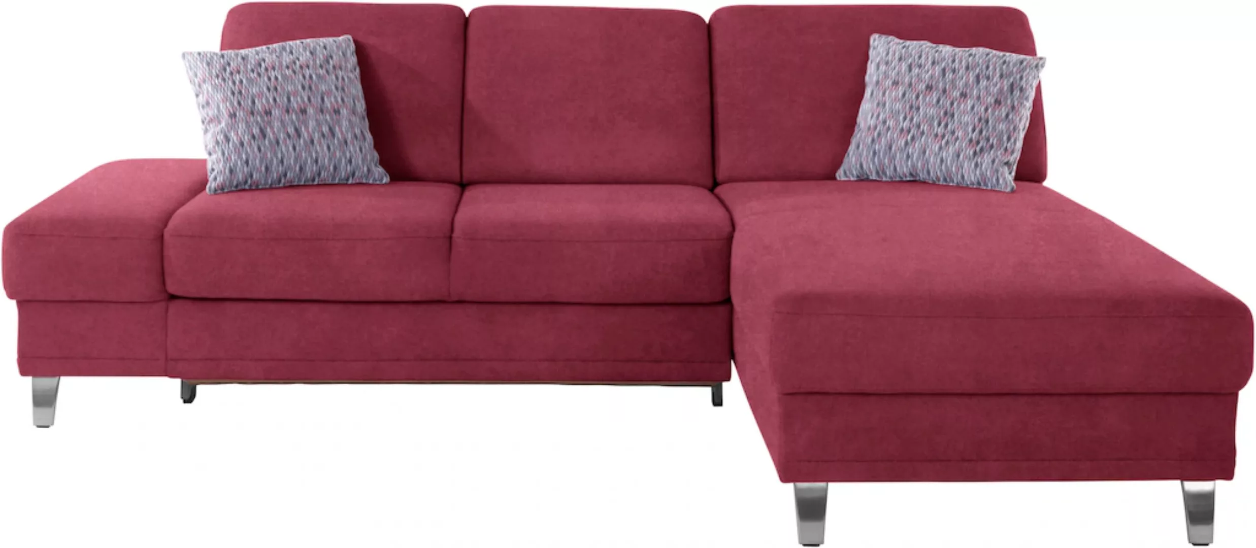 sit&more Ecksofa »Clio L-Form«, wahlweise mit Bettfunktion oder Vorziehsitz günstig online kaufen