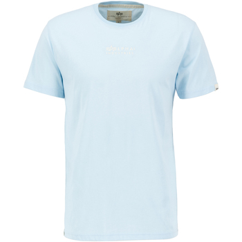 Alpha Industries  T-Shirts & Poloshirts Organics EMB T-Shirt - organic sky günstig online kaufen