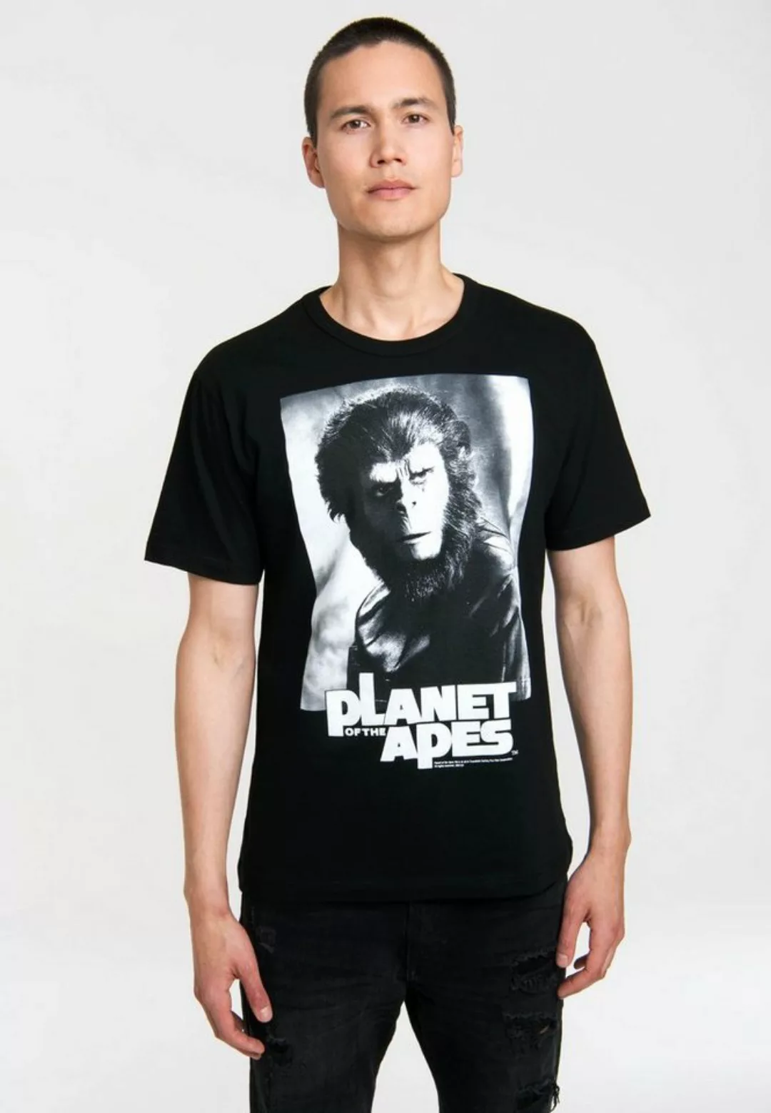 LOGOSHIRT T-Shirt Planet der Affen mit großem Frontprint günstig online kaufen